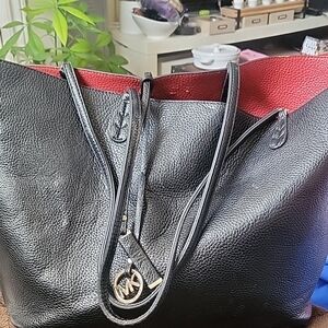 Michael Kors Black and Red Women's Bag